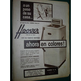 Publicidad Vintage Clipping Lavarropas Hoover Paso De Casa