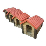 Casa Para Perro De Madera Extra Grande 1 Mt. X 90 X 105 Cms