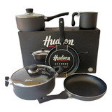 Batería Juego Set Hudson Masterchef Teflón Doble Antihaderen