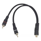 Cable Derivador Y Rca 2 Machos 1 Hembra Potencia