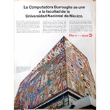 Cartel De Cce. Unam Compra Computadora Burroughs B5500 1969