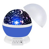 Lampara Proyector De Estrellas Luces Led Niños Usb O Pilas