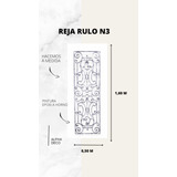 Reja Rulo Larga N3 Doble Fundición Aluminio- Alpha