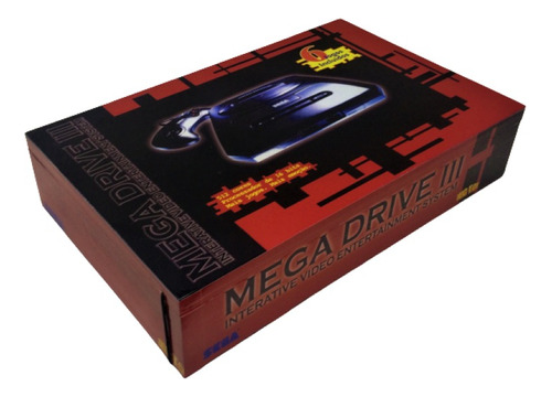 Caixa Sega Mega Drive 3 6pak Com Divisoria De Madeira Mdf