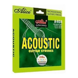 Encordado Para Guitarra Acustica 011 Acero Inoxidable Alice