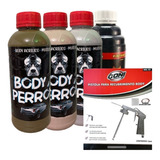 Kit 4lt Recubrimiento Body Perron + Pistola Body Goni