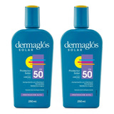 Combo X2 Dermaglos Protector Solar Fps 50 Emulsión X 250 Ml