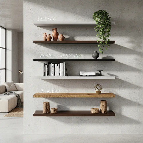 Estante Repisa Flotante 60x15 Cm Mensula Invisible Oferta