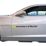 Par De Stickers Para Auto Camioneta Chevrolet Sport Racing