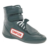 Racing Sp950bk Sprint Talla 9-1/2 Sfi Aprobó Zapatos De Cond