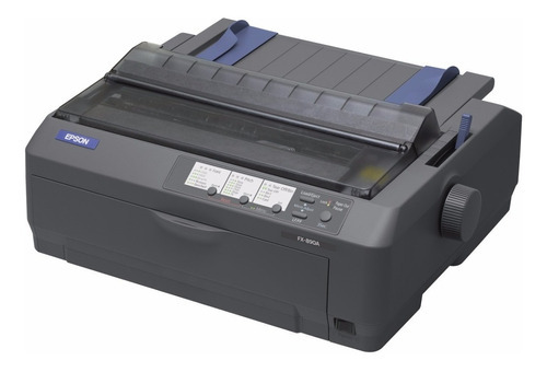 Impressora Matricial Usb Paralela Epson Fx890 - Formulário De Cor Preta