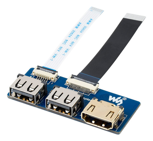 Waveshare Adaptador Hdmi Usb Cm4-io-base, Convertidor Usb 2.