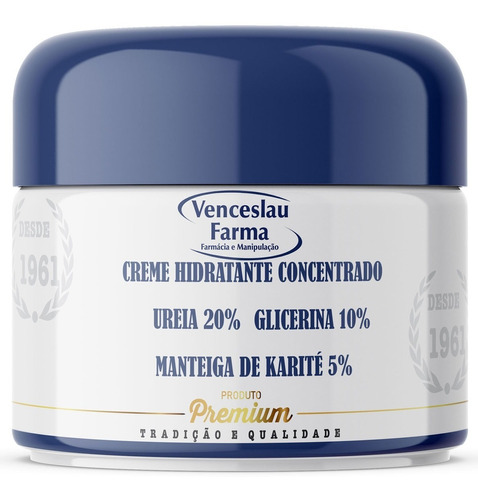 Creme Com   Ureia 20% Manteiga De Karité 5% Glicerina 200g
