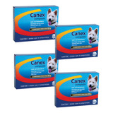 4 Canex Composto Vermifugo Cães Caixa 4 Comprimidos Ceva