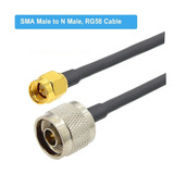 Cable Sma Macho A Tipo N Macho Conector Wifi Pigtail 40cms