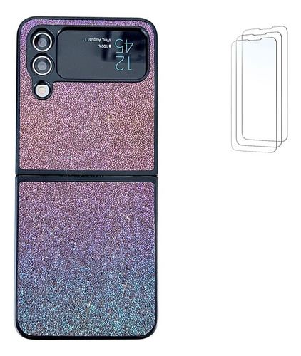 De Para Samsung Zflip3/4/5 Funda De Teléfono Party Glitter-d