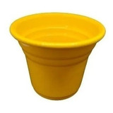 Kit C/ 10 Vasos Para Mini Cactos E Suculentas 6,5x7 Amarelo
