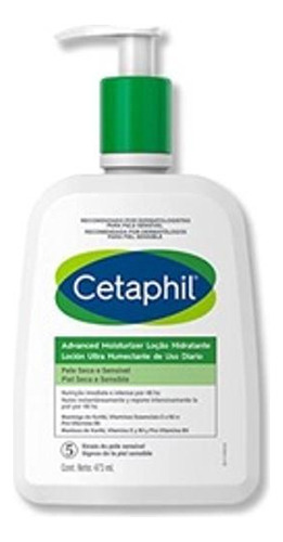  Cetaphil Loção Hidratante 473ml Corpo Rosto Pele Normal