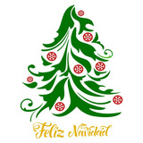 Vinilo Decorativo Para Pared Arbol Navidad 4pz