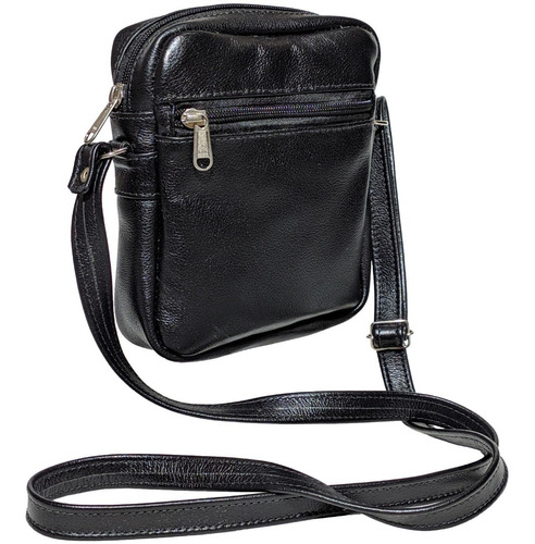 Shoulder Bag Pequena Bolsa Transversal Pochete 100% Couro