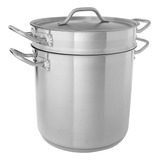 Olla Para Pastas Winware, Ssdb-16s, 15 L, Acero Inoxidable