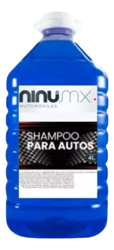 Shampoo Para Lavar Autos Y Motos Ninu 4 Litros