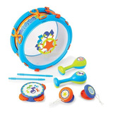 Kidoozie My First Drum Set De 6 Instrumentos Para Niños A .