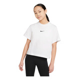 Polera Nike Sportswear Niños Blanco