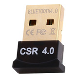 Adaptador Receptor Bluetooth 4.0 Usb Dongle Csr 3mbps Mg