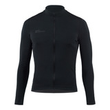 Jersey Ciclismo Manga Larga Total Black Keep Klimbing