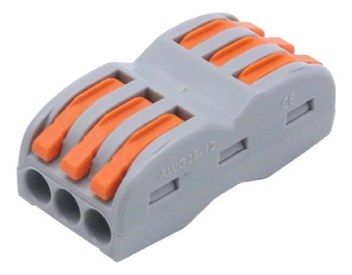 5x Pack Conector Eléctrico Rápido Wago 223 ( 3 X 3 Pines )