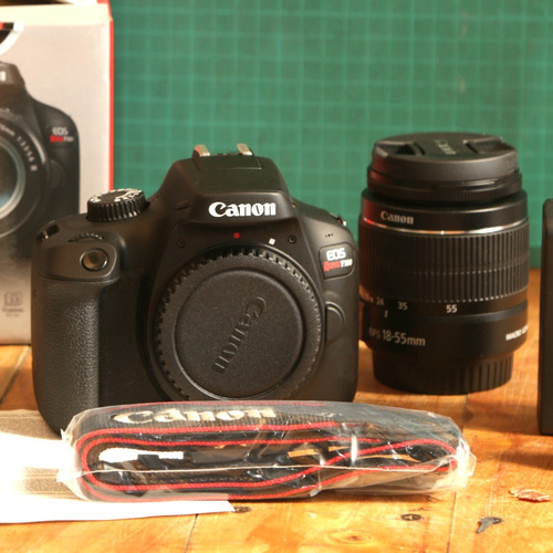 Camara Fotos Canon Eos Rebel T100 18-55mm Con Wifi