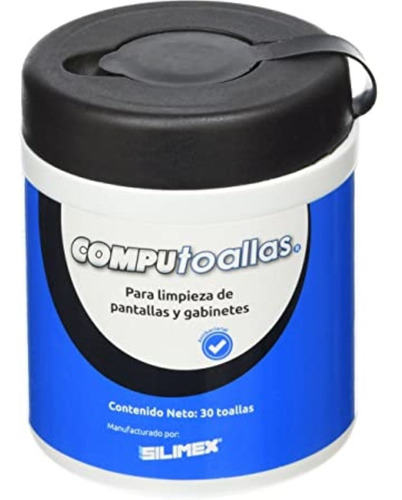 Toallas Silimex Computoallas Limpieza De Pantallas 30pz / /v