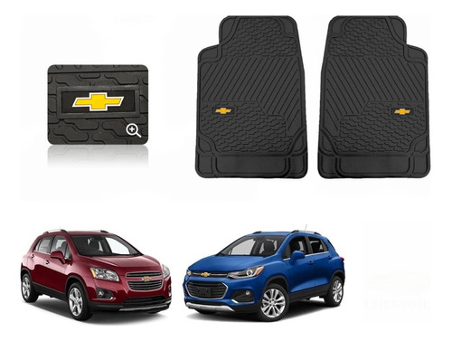 Par Tapetes Delanteros Logo Chevrolet Trax 2013 A 2020