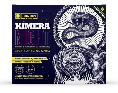 Kimera Night Termogênico Noturno 60 Comps - Iridium Labs