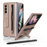 Funda For Samsung Galaxy Z Fold 3 Con Bolsillo For S-pen,