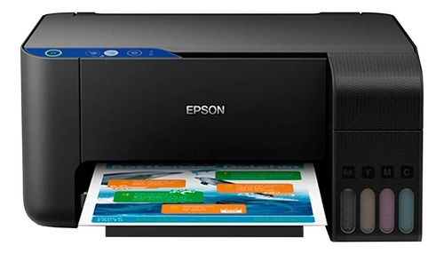 Impressora A Cor Multifuncional Epson Ecotank L3110 Preta 100v/240v