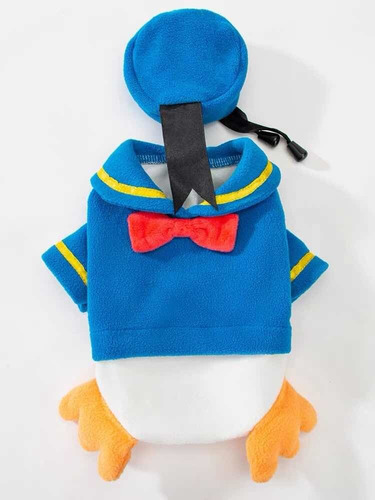 Buzo Pato Donald Ropa Para Mascotas Raza Pequeñas Talle L