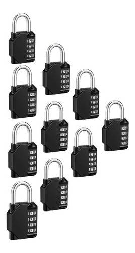 Pack X10 Candado De Seguridad Candados Con Clave Numerico