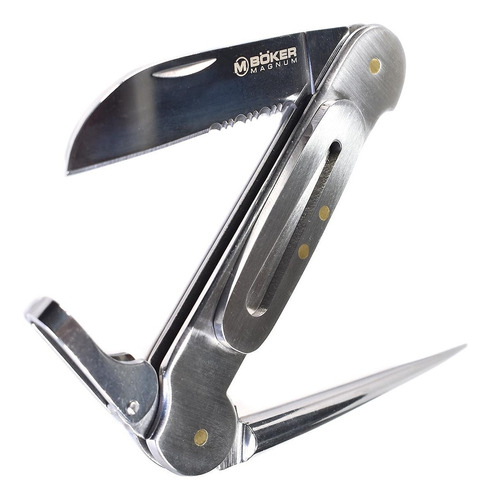 Navaja Marinera Magnum Boker Catamaran Nautica Acero Solida