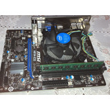 Combo Mother Msi H81i+micro I5 4570t2,90 Ghz+ Ram Ddr3 8 Gb