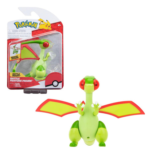 Figura Pokemon Flygon Articulado 11 Cm- Pokemon Battle Ready