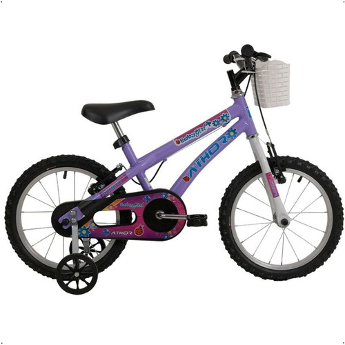 Bicicleta Infantil Feminina Athor Aro 16 Baby Girl Rodinha