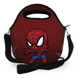 Bolsa Lancheira Térmica Escolar Infantil - Herói Aranha