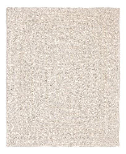 Alfombra Rectangular De Yute White Wash 150 Cm