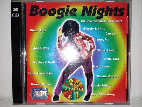 Boogie Nights Cd Doble Donna Summer Santa Esmeralda Cameo 