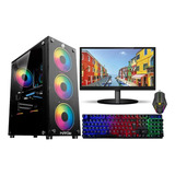 Pc Gamer Amd Ryzen 5 4600g - 16gb Ddr4 - Nvme 256gb - Radeon Vega 7 - Monitor 19'' - Kit Gamer Rgb