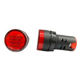 Switch Bombillo Piloto Redondo 24v Rojo Led