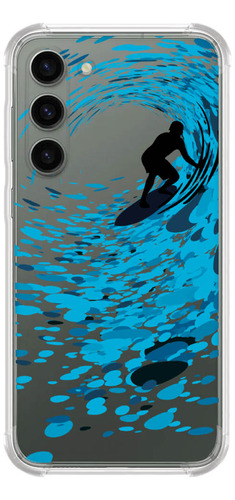 Capinha Compativel Modelos Galaxy Surf Azul 0068