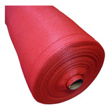 Malla Sombra Lisa 80% De 2,1 × 100 M Color Rojo